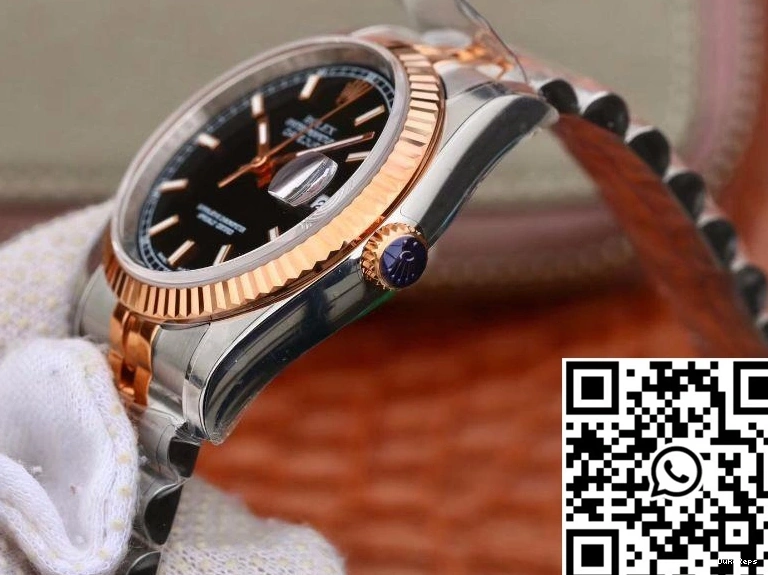 36MM AR Rolex Dial Black Datejust 126231 Factory 1006